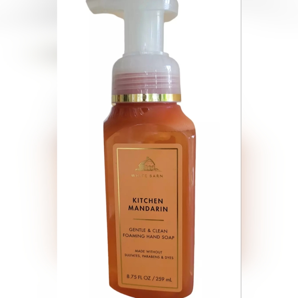 New Bath & Body Works Kitchen Mandarin Gentle Foaming Hand Soap 8.75 oz